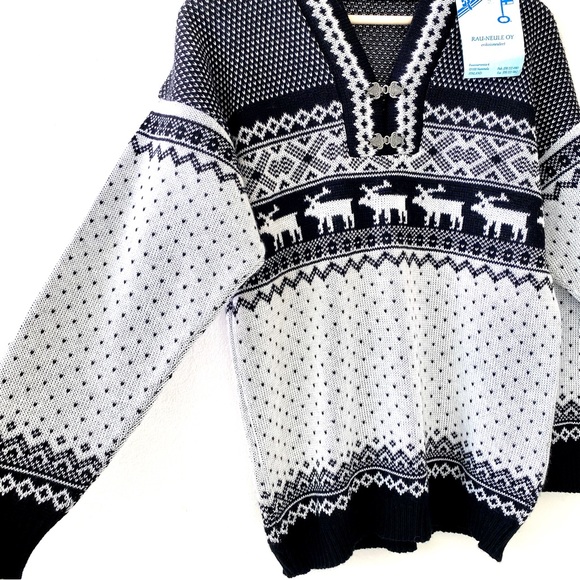 Unisex Vintage Finland Nordic sweater size M - Picture 9 of 16